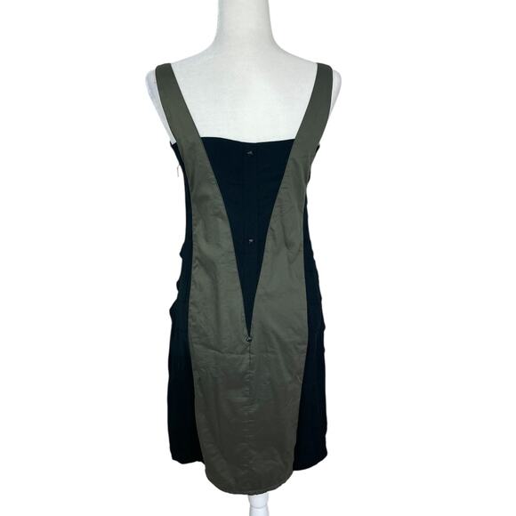 Skunkfunk Osane Tiered Sheath Dress Black Green Size 4 Avant-Garde Retro Indie - Picture 5 of 11